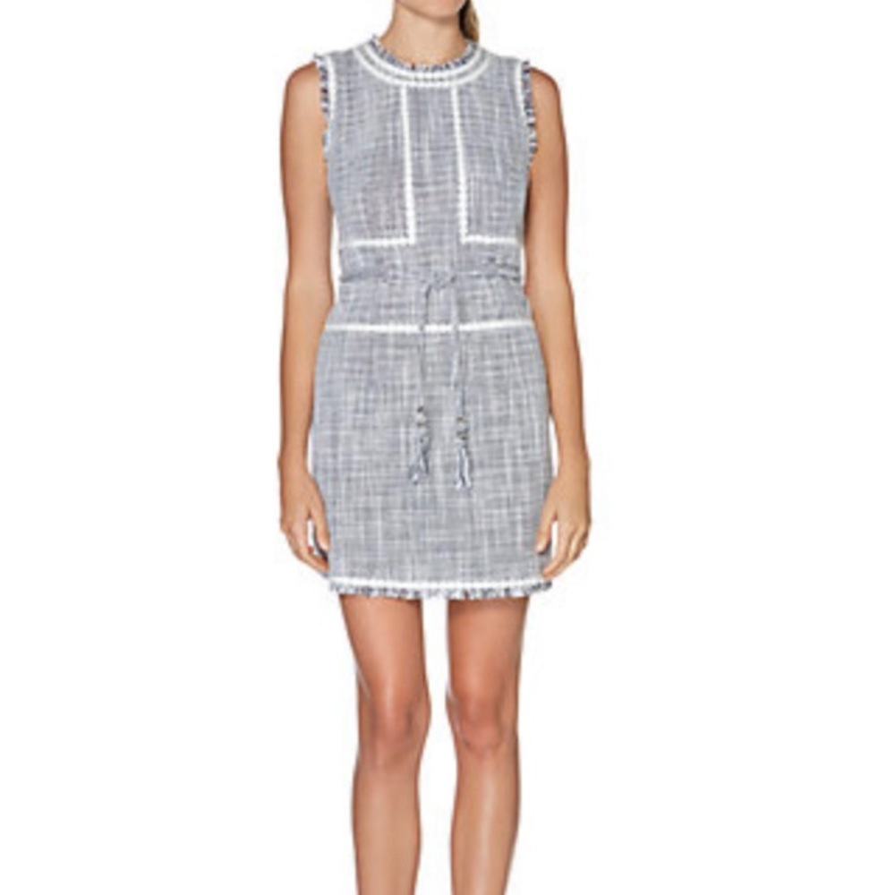 Laundry By Shelli Segal Tweed Dress With Belt